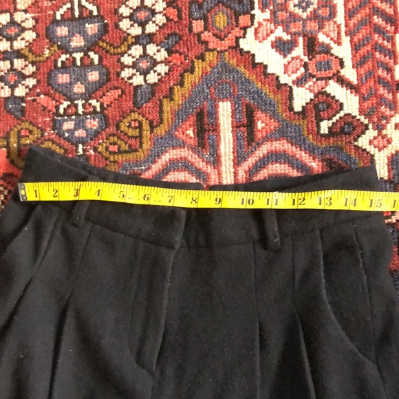 The Frankie shop Layton wool pleat pants black Medium - Picture 8 of 10